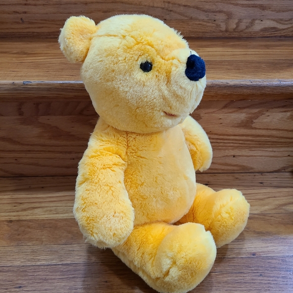 Vintage Disney Classic Winnie Pooh Sears Gund Plush Yellow Stuffed Bear Toy - Picture 4 of 8